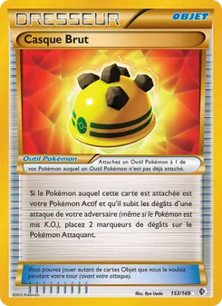 Carte Pokémon Casque Brut 153 — Frontières Franchies