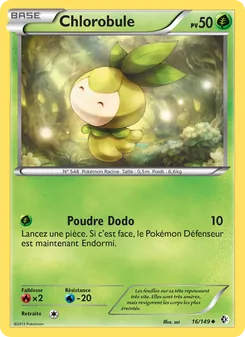 Carte Pokémon Chlorobule 16 — Frontières Franchies