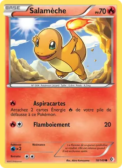 Carte Pokémon Salamèche 18 — Frontières Franchies