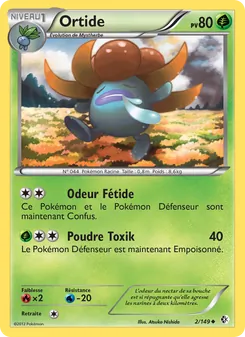 Carte Pokémon Ortide 2 — Frontières Franchies