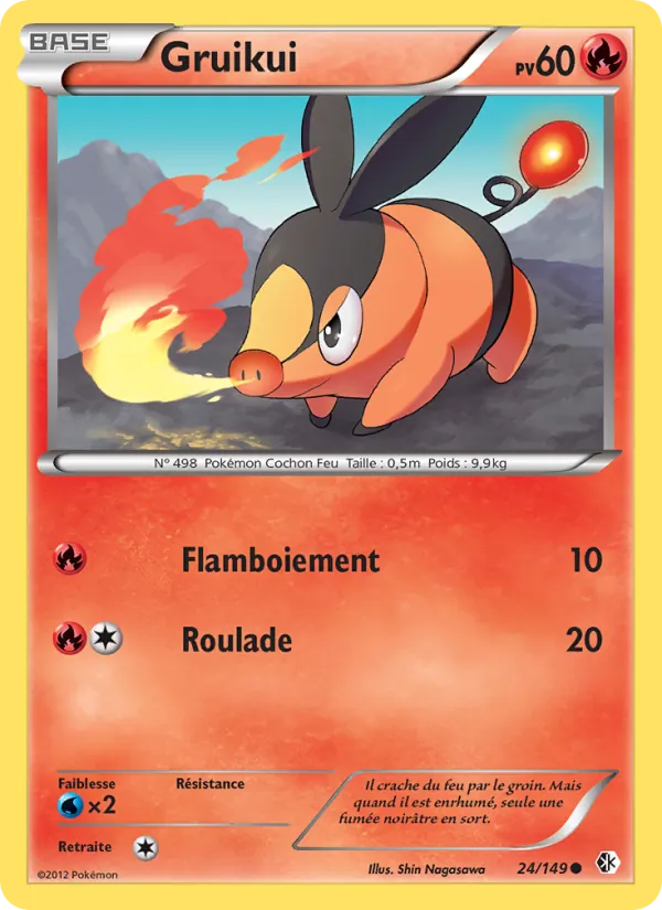 Carte Pokémon Gruikui 24/149 de l'extension Frontières Franchies