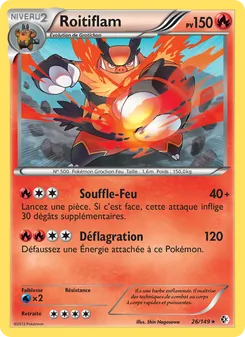 Carte Pokémon Roitiflam 26 — Frontières Franchies