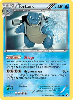 Carte Pokémon Tortank 31 — Frontières Franchies