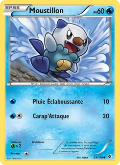 Carte Pokémon Moustillon 39 — Frontières Franchies