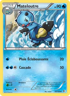 Carte Pokémon Mateloutre 40 — Frontières Franchies