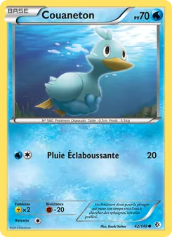 Carte Pokémon Couaneton 42 — Frontières Franchies