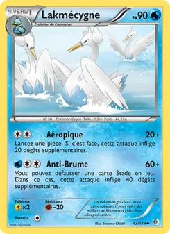 Carte Pokémon Lakmécygne 43 — Frontières Franchies