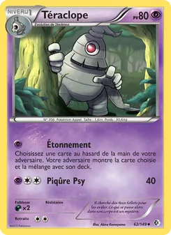 Carte Pokémon Téraclope 62 — Frontières Franchies