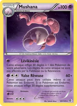 Carte Pokémon Mushana 69 — Frontières Franchies