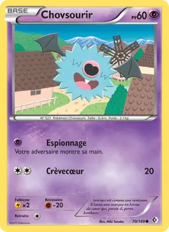 Carte Pokémon Chovsourir 70 — Frontières Franchies