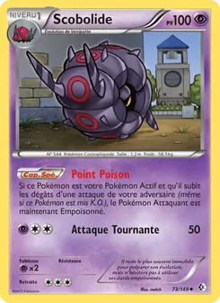 Carte Pokémon Scobolide 73 — Frontières Franchies