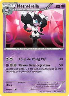 Carte Pokémon Mesmérella 76 — Frontières Franchies