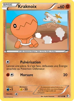Carte Pokémon Kraknoix 83 — Frontières Franchies