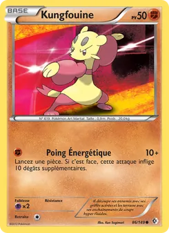 Carte Pokémon Kungfouine 86 — Frontières Franchies