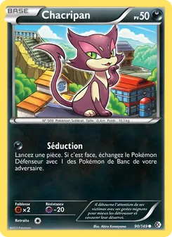 Carte Pokémon Chacripan 90 — Frontières Franchies