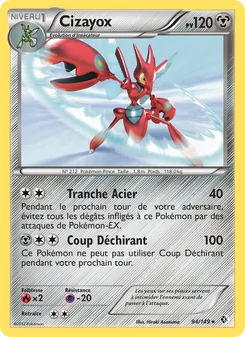 Carte Pokémon Cizayox 94 — Frontières Franchies