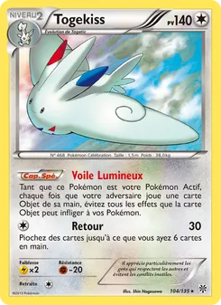 Carte Pokémon Togekiss 104 — Tempète Plasma