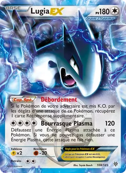 Carte Pokémon Lugia-EX 108 — Tempète Plasma