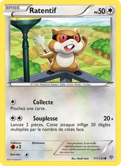 Carte Pokémon Ratentif 111 — Tempète Plasma