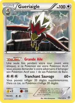 Carte Pokémon Gueriaigle 116 — Tempète Plasma