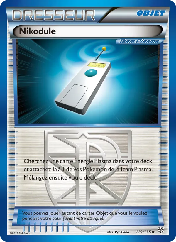 Carte Pokémon Nikodule 119/135 de l'extension Tempète Plasma