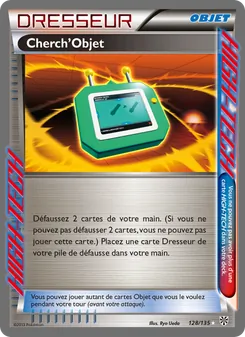 Carte Pokémon Cherch’Objet 128 — Tempète Plasma