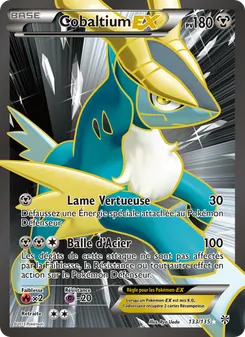 Carte Pokémon Cobaltium-EX 133 — Tempète Plasma