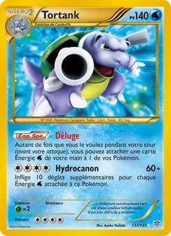 Carte Pokémon Tortank 137 — Tempète Plasma