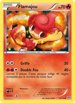 Carte Pokémon Flamajou 19 — Tempète Plasma