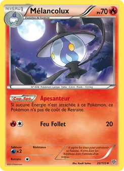 Carte Pokémon Mélancolux 22 — Tempète Plasma
