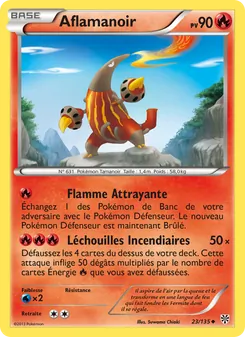 Carte Pokémon Aflamanoir 23 — Tempète Plasma