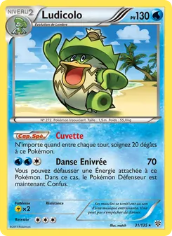 Carte Pokémon Ludicolo 31 — Tempète Plasma