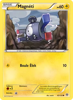 Carte Pokémon Magnéti 43 — Tempète Plasma