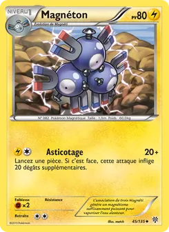 Carte Pokémon Magnéton 45 — Tempète Plasma