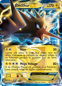 Carte Pokémon Électhor-EX 48 — Tempète Plasma