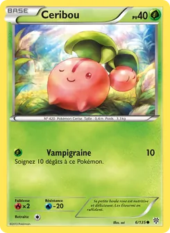 Carte Pokémon Ceribou 6 — Tempète Plasma