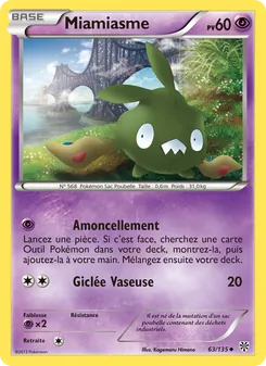 Carte Pokémon Miamiasme 63 — Tempète Plasma