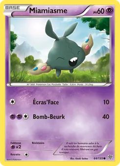 Carte Pokémon Miamiasme 64 — Tempète Plasma