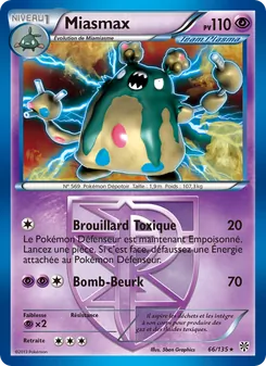 Carte Pokémon Miasmax 66 — Tempète Plasma