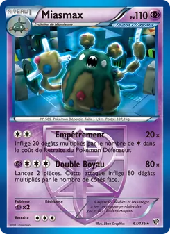 Carte Pokémon Miasmax 67 — Tempète Plasma