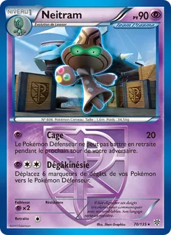 Carte Pokémon Neitram 70 — Tempète Plasma