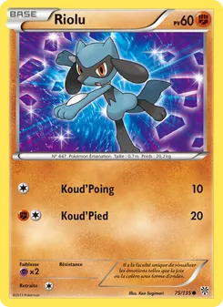 Carte Pokémon Riolu 75 — Tempète Plasma