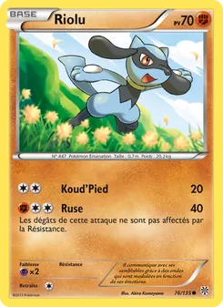 Carte Pokémon Riolu 76 — Tempète Plasma