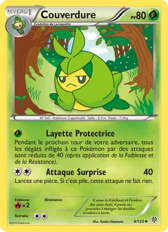 Carte Pokémon Couverdure 9 — Tempète Plasma
