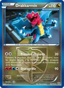 Carte Pokémon Drakkarmin 94 — Tempète Plasma