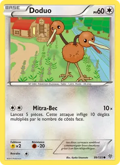 Carte Pokémon Doduo 99 — Tempète Plasma