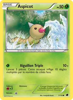 Carte Pokémon Aspicot 1 — Glaciation Plasma