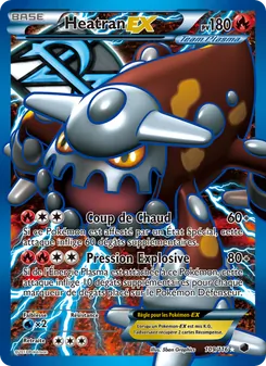 Carte Pokémon Heatran-EX 109 — Glaciation Plasma