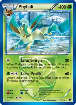 Carte Pokémon Phyllali 11 — Glaciation Plasma