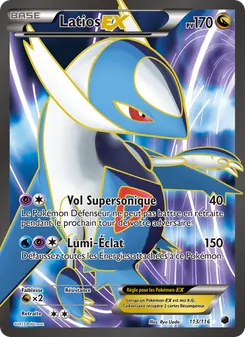 Carte Pokémon Latios-EX 113 — Glaciation Plasma